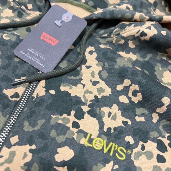New Levi’s Camo Full Zip Sweater Hoodie BLACK FRIDAY 🔥 - Picture 3 of 6